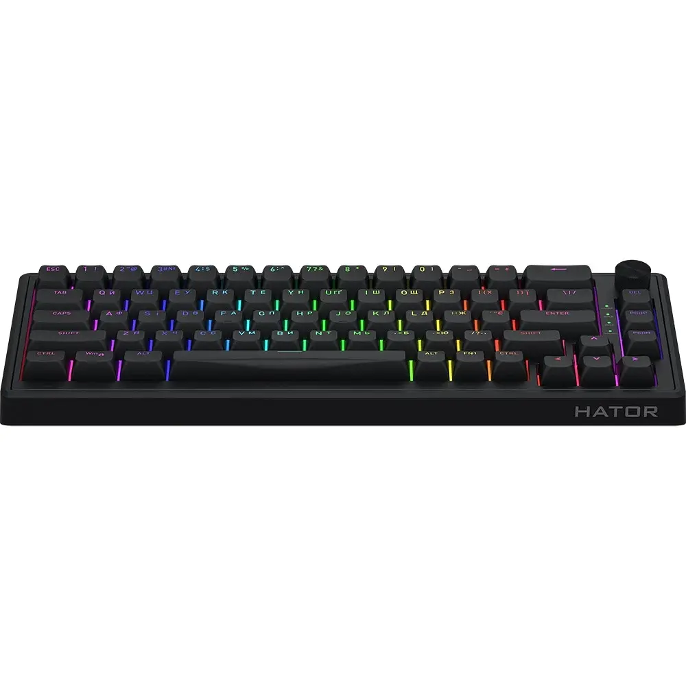 Клавіатура USB HATOR Skyfall 65 HTK1160UA Black UA - фото 2