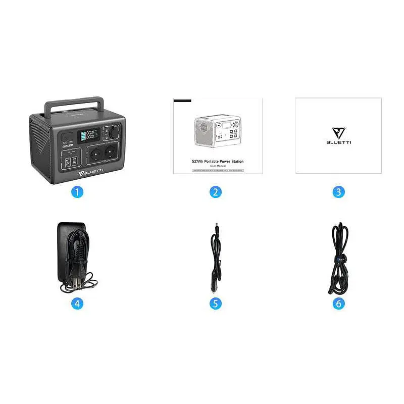 Зарядная электростанция Bluetti EB55 150000mAh 700W - фото 4
