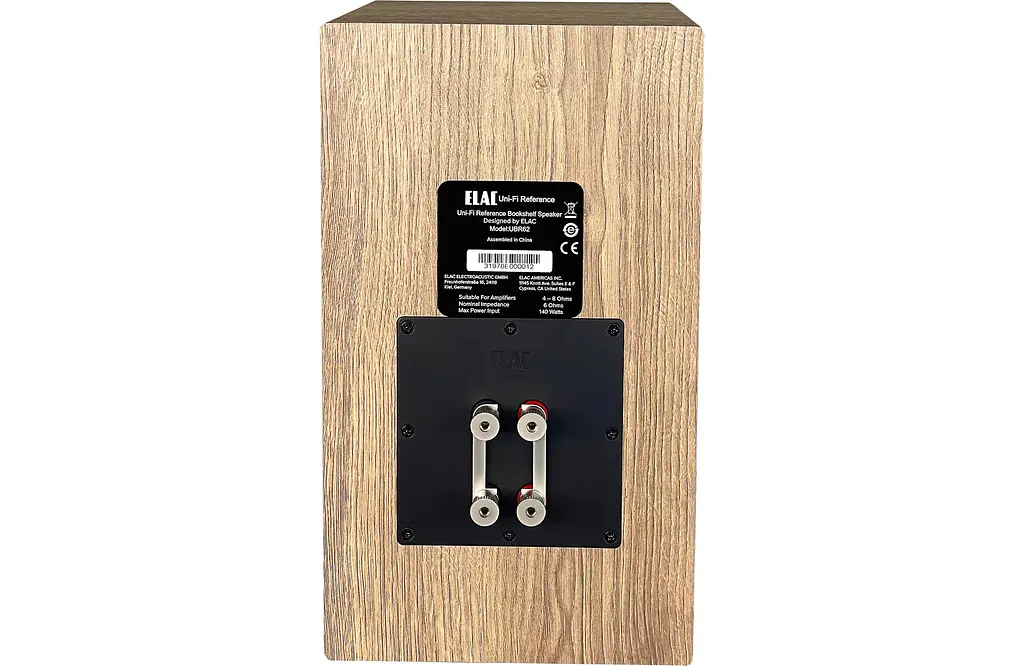Акустическая система ELAC Uni-Fi Reference UBR62 6.5" Bookshelf Speakers UBR62 Wood White (1шт) (31976) - фото 6