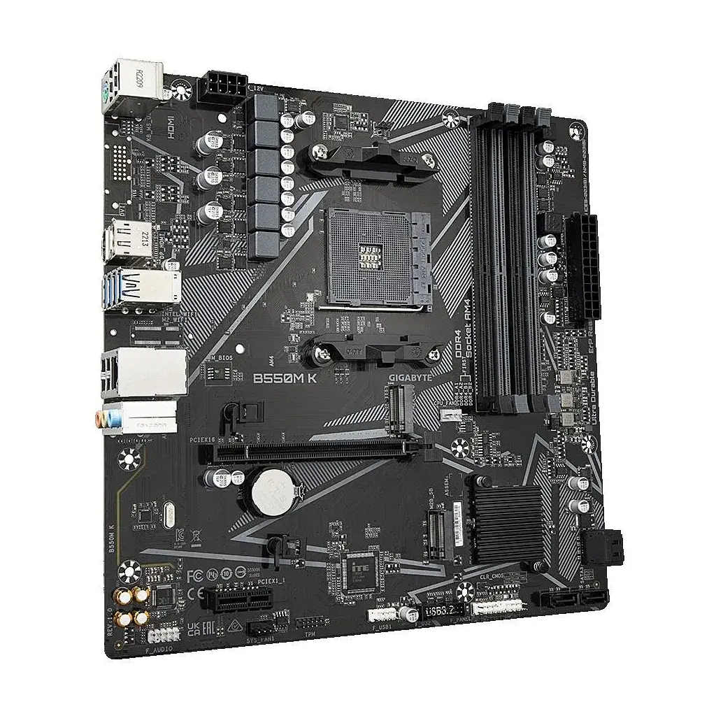 Материнська плата GIGABYTE B550M K - фото 2