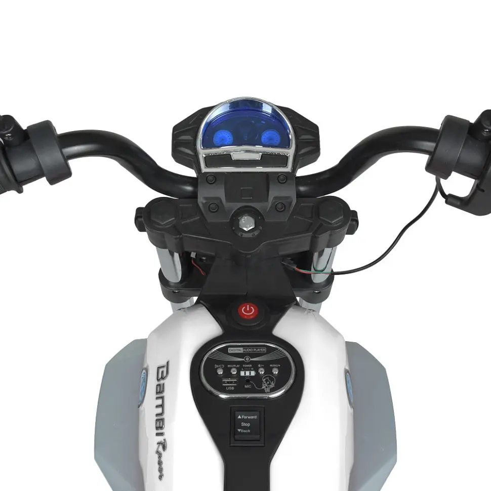 Дитячий електромобіль-мотоцикл Bambi Racer M 3687AL-1 до 60 кг - фото 4