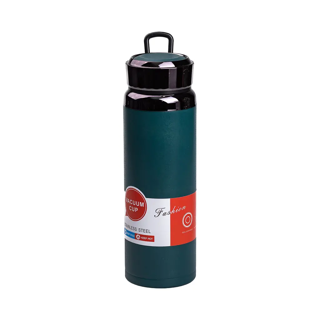 Термос Vacuum Sports 1 л з нержавіючої сталі, зелений Yiwu HP-14-29GR - фото 6