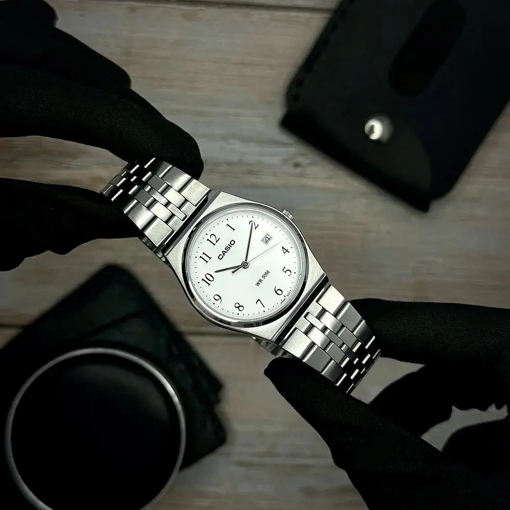Чоловічий годинник Casio MTP-B145D-7B Сріблястий ( AT1141-0267 ) - фото 3