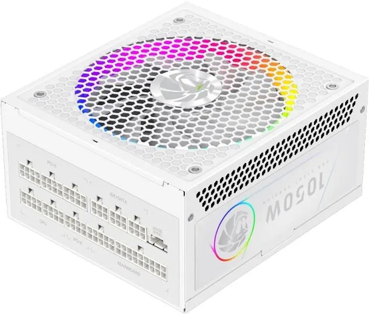 Блок питания GameMax RGB 1050G 1050W 80+ Gold White (RGB 1050G WH) - фото 2