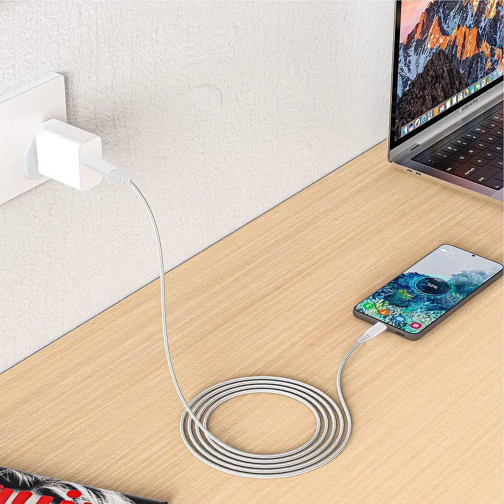 Зарядний адаптер 18W QC3.0 з кабелем Micro USB 2 м для Samsung, Huawei та Motorola - фото 5