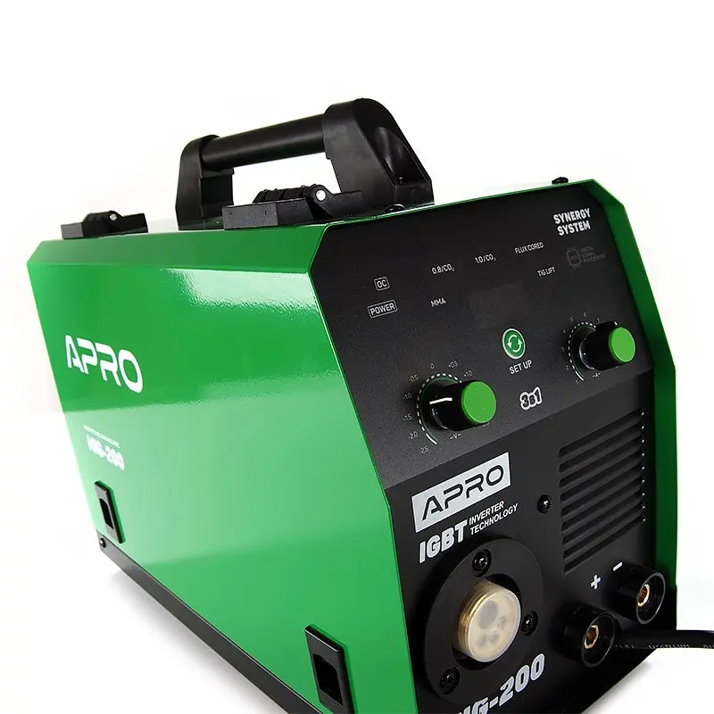 Полуавтомат инверторный сварочный Apro MIG-200 + набор кабелей 30412 - фото 8