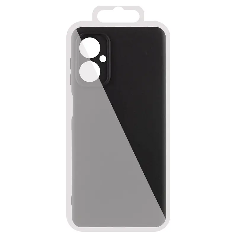 Чохол Silicone Cover Lakshmi Full Camera (AA) для Motorola Moto G55 5G Чорний / Black - фото 4