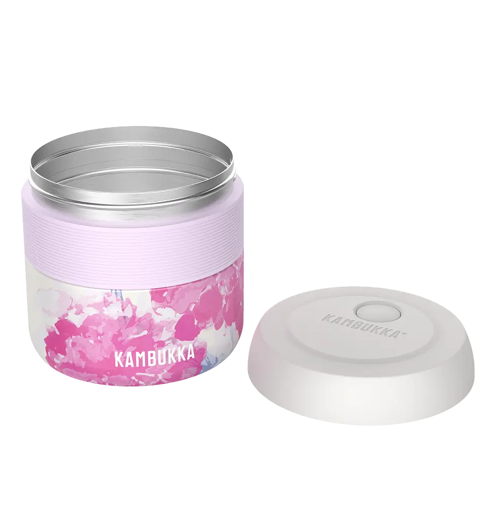 Термоконтейнер для їжі Kambukka Bora Pink Blossom, 400 мл, рожевий (11-06003) - фото 3