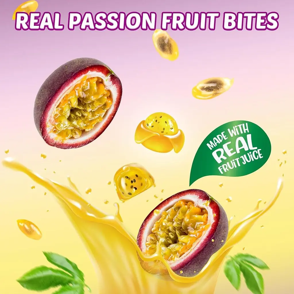 Желейні цукерки Amos Peelerz Peelable Passion Fruit Gummy Candy 170г - фото 5