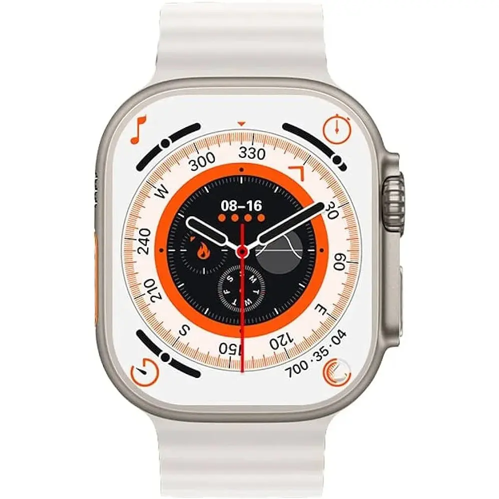 Сенсорний смарт-годинник Smart T900 Ultra White (16073-hbr) - фото 4
