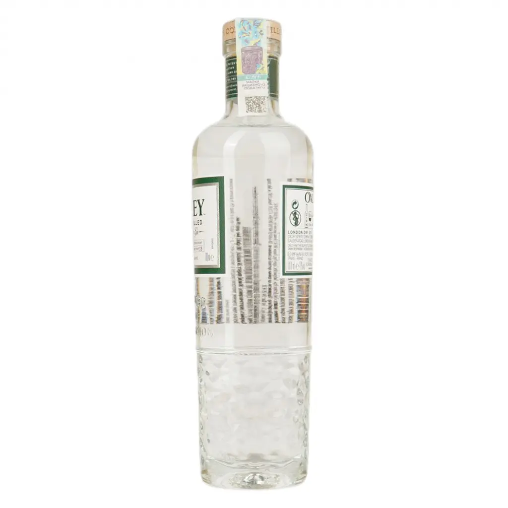 Джин Oxley London Dry Gin 47% 0.7 л - фото 2