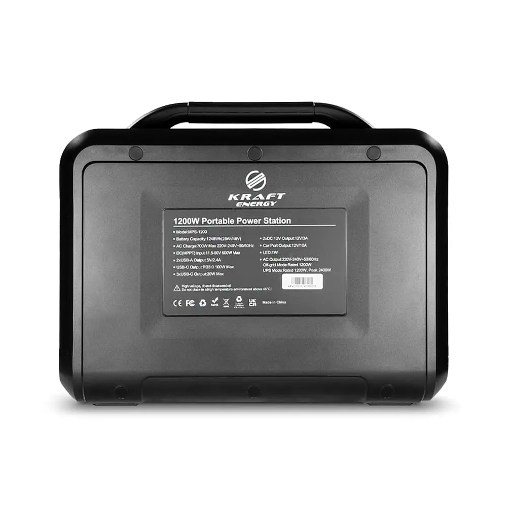 Портативне джерело живлення KPS-1200PGX Kraft (42-00077) - фото 5