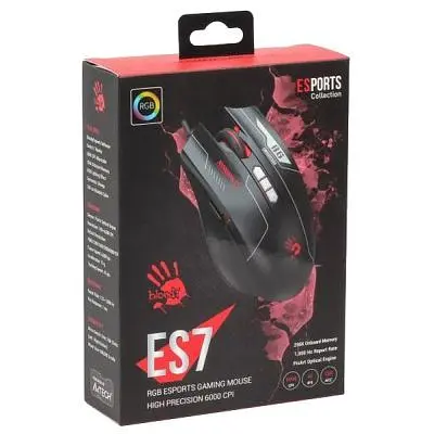 Комп'ютерна мишка A4Tech Bloody ES7 Esports Black (4711421980128) - фото 6