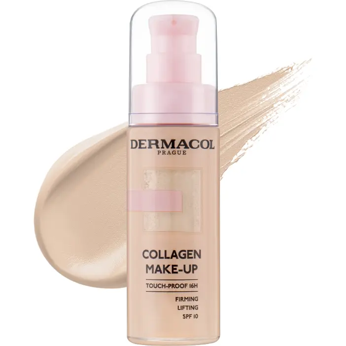 Тональний крем для обличчя Dermacol Collagen Make-up SPF-10 з колагеном відтінок 1 (Pale) 20 мл - фото 2