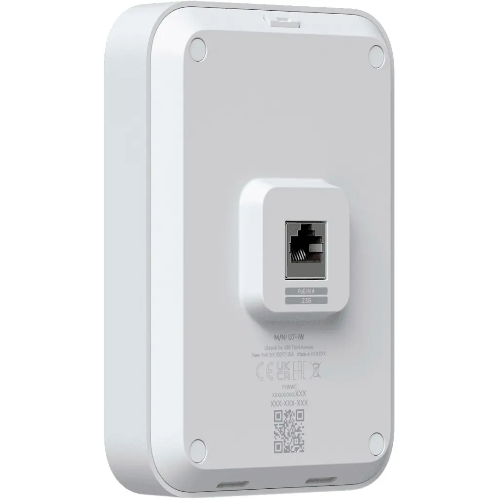 Точка доступу Wi-Fi Ubiquiti UniFi 7 In-Wall (U7-IW) - фото 4