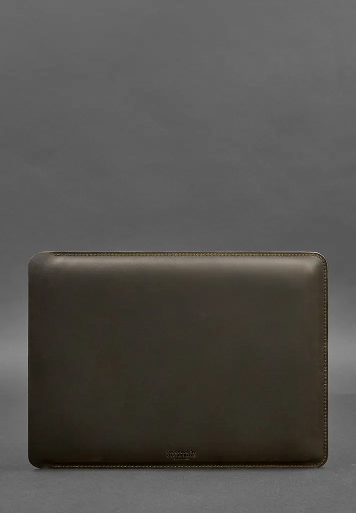 Шкіряний чохол BlankNote для MacBook 13 дюйм Темно-коричневий Crazy Horse - фото 3