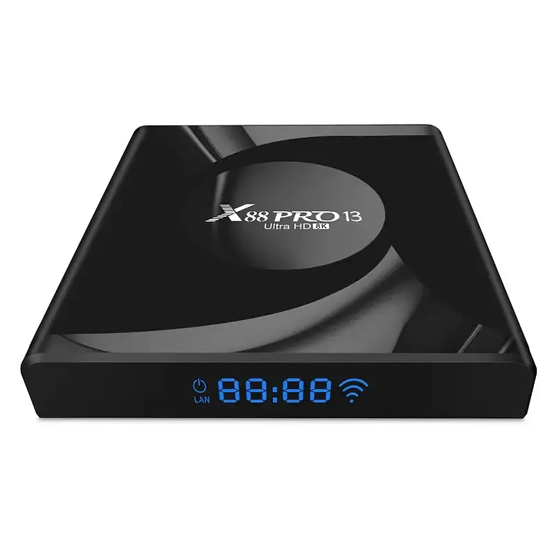Смарт приставка X88 Pro 13 4/64 Android 13, WIFI 6 TV BOX ( с настройками) - фото 3