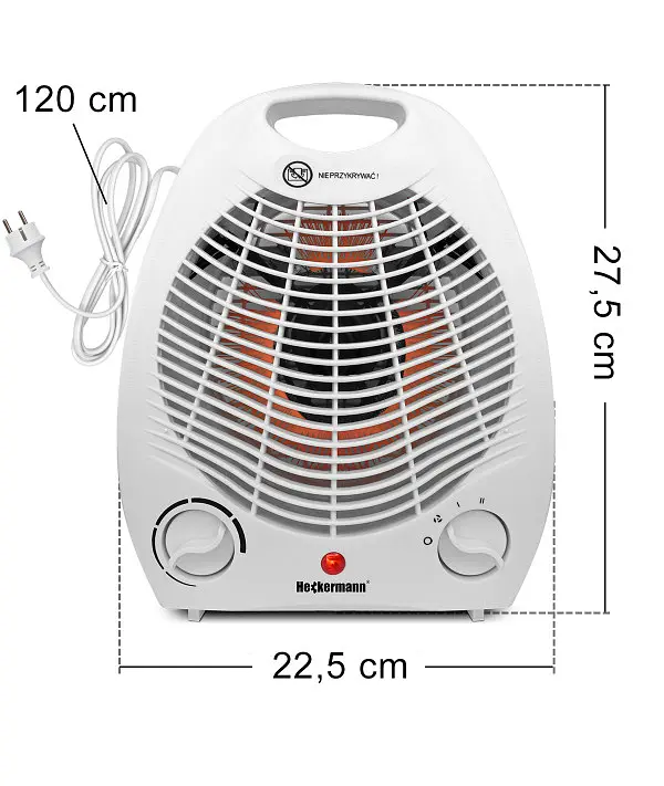 Тепловентилятор Heckermann 2в1 2000 Вт - фото 9