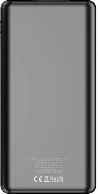 Портативна батарея Swissten Power Line Bank 30000mAh Black - фото 2