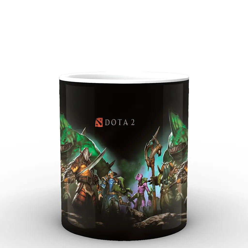 Кухоль GeekLand Dota Дота постер DT.02.002 330 мл білий - фото 3