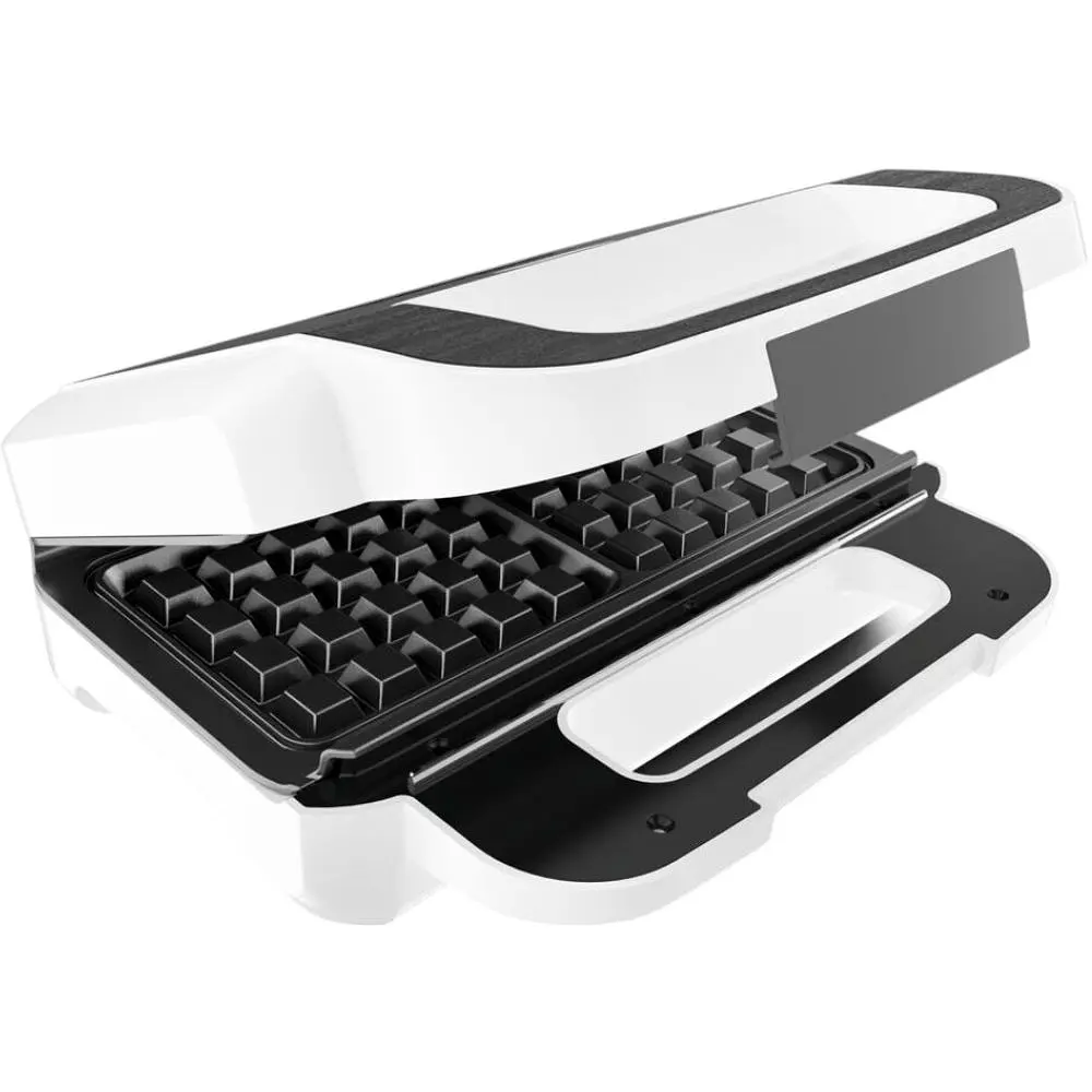 Мультимейкер Tefal Snack XL 850 Вт тефлон 3 пластины корпус пластик бело-черный (SW701110) - фото 8