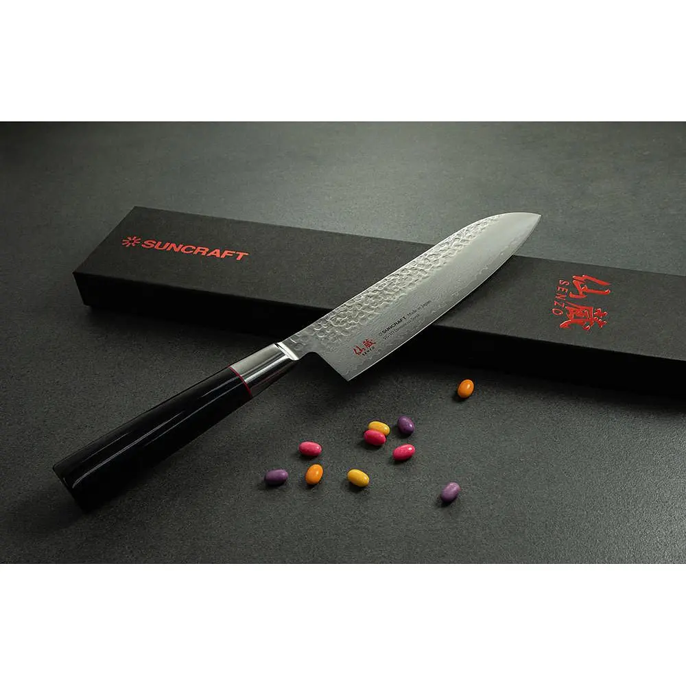 Японський ніж Santoku Suncraft Senzo Classic (SZ-04) - фото 2