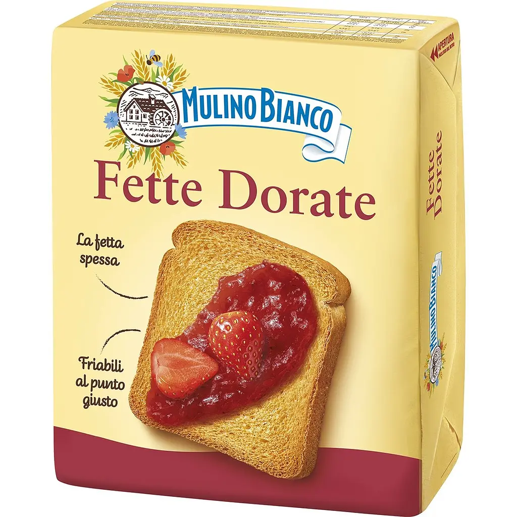 Тости Mulino Bianco Fette Dorate 315 г 32 шт. - фото 2