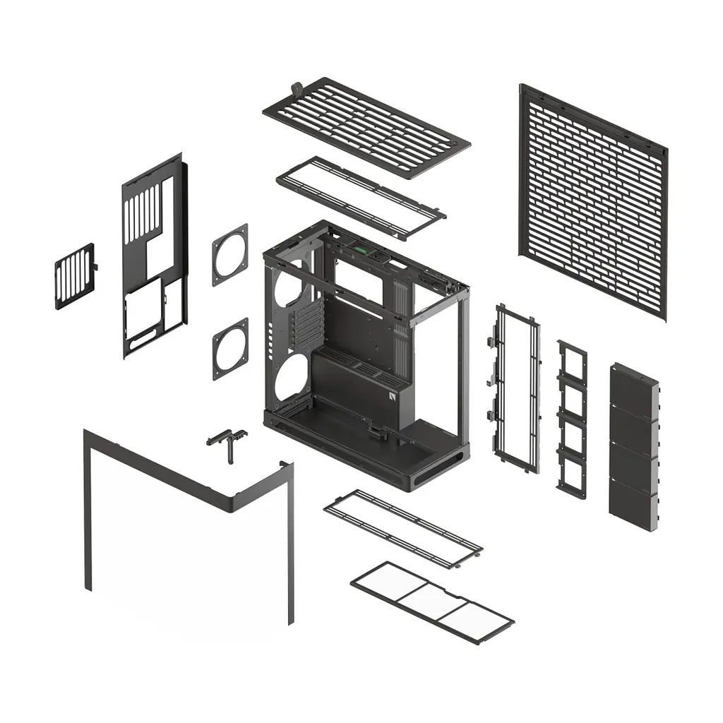 Корпус для ПК HAVN HS 420 Base Edition Black (HVN-CA-HS420-06) - фото 2