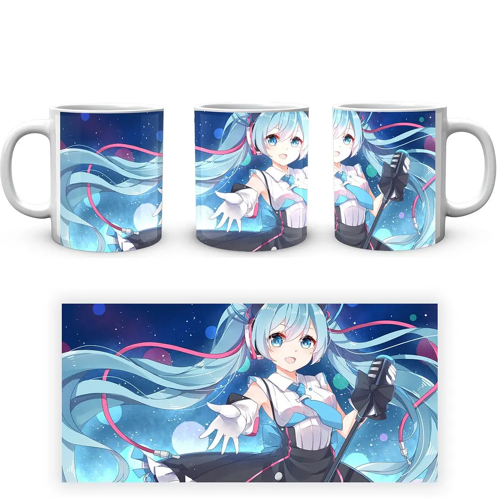 Кружка GeekLand Hatsune Miku Хацуне Мику HM 02.17 330 мл белая - фото 4