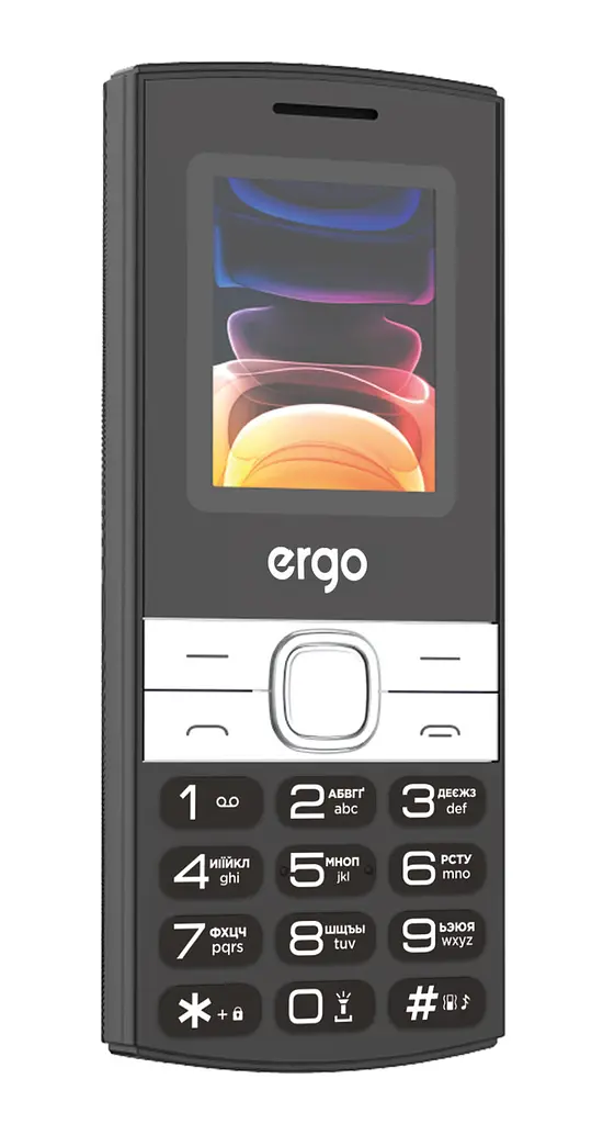 Телефон ERGO B185 DS Black UA UCRF - фото 4