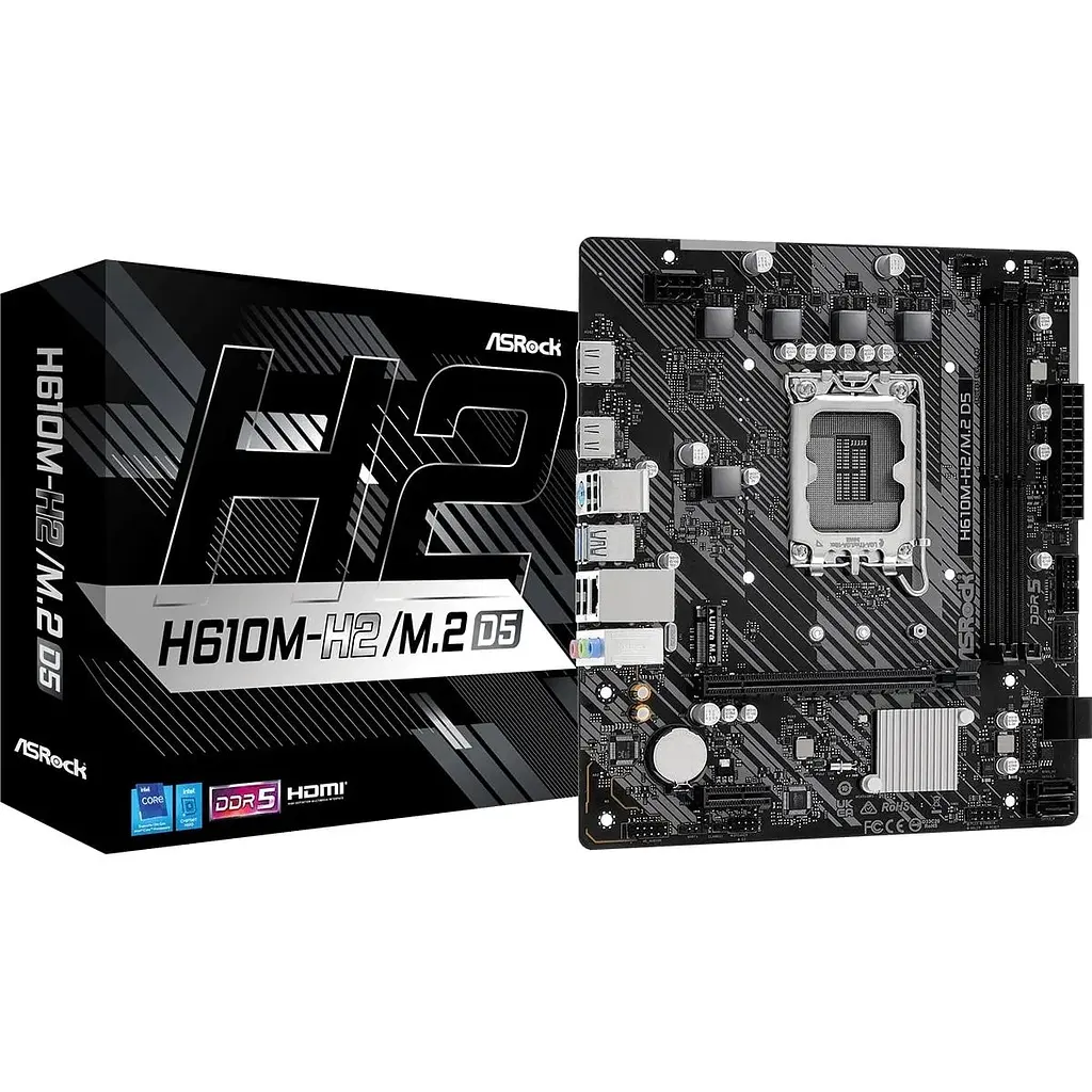 Материнская плата ASRock H610M-H2/M.2 D5 Socket 1700 - фото 2