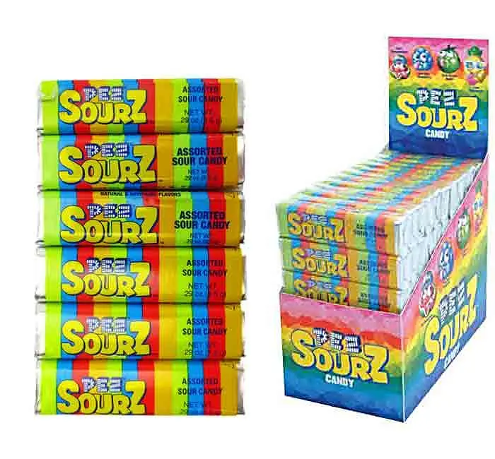 Цукерки мікс PEZ REFILL SOURS - фото 2