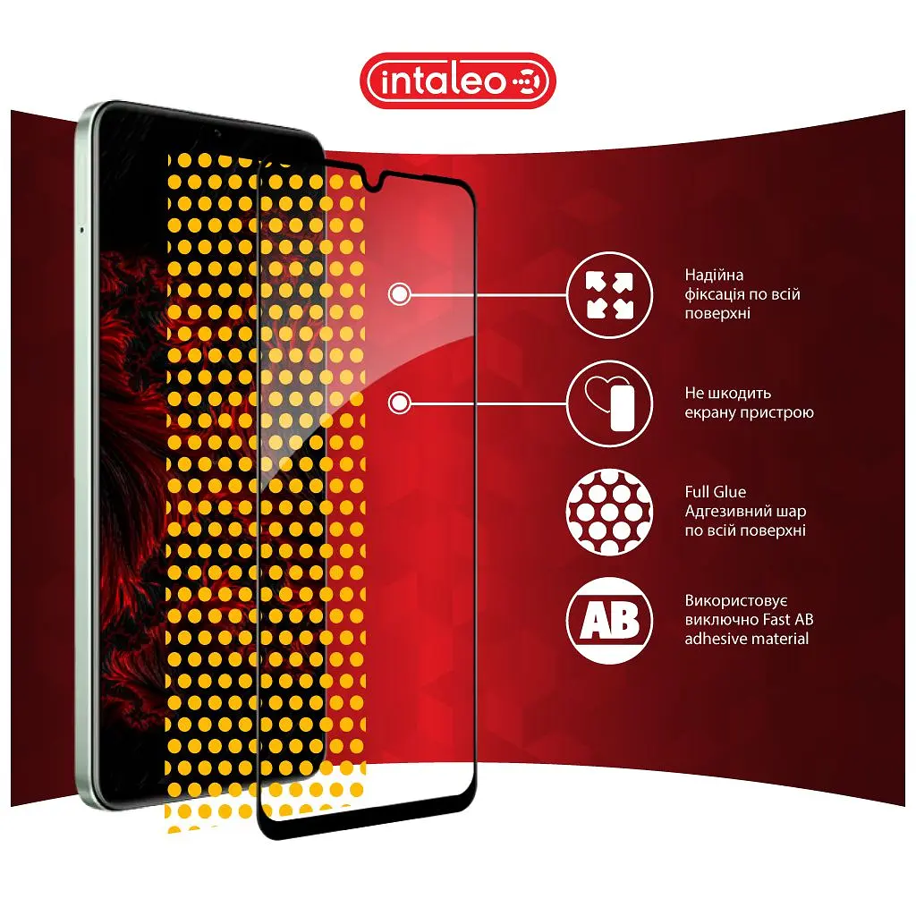Скло захисне Intaleo Full Glue Realme C63 Black (1283126594977) - фото 7