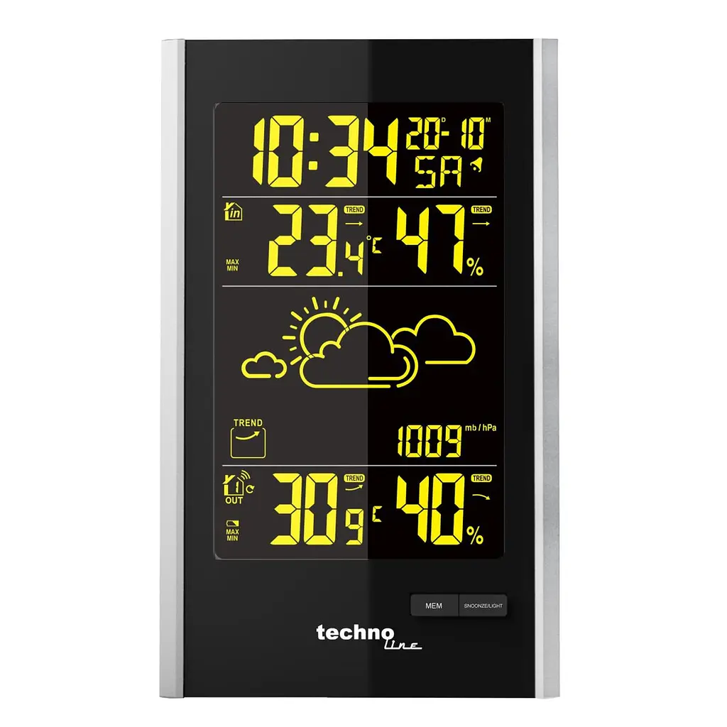 Метеостанція Technoline WS9060 Black/Silver (WS9060) - фото 4