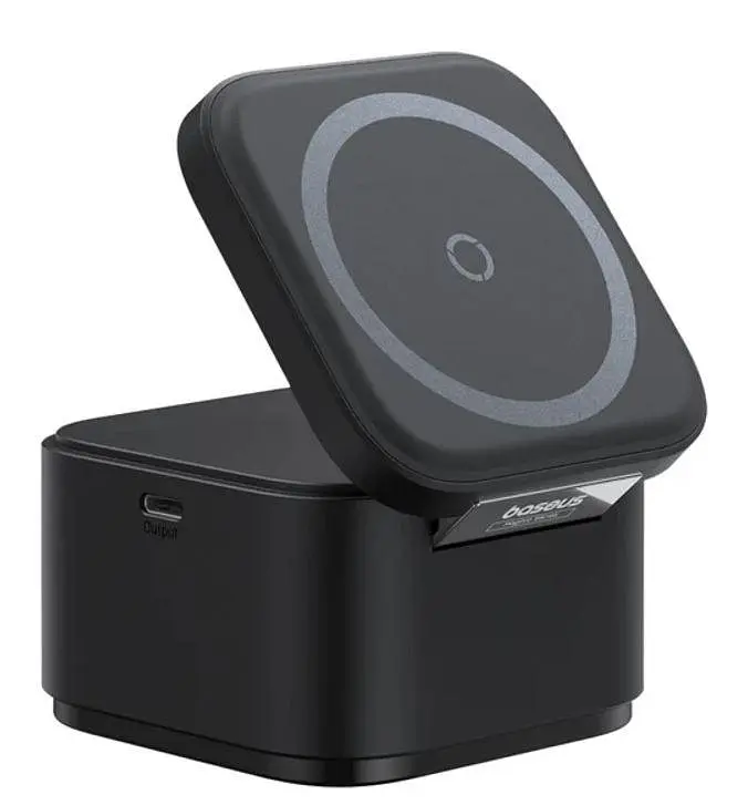 Бездротовий зарядний пристрій Baseus MagPro 2-in-1 Magnetic Wireless Charger 25 W - фото 2