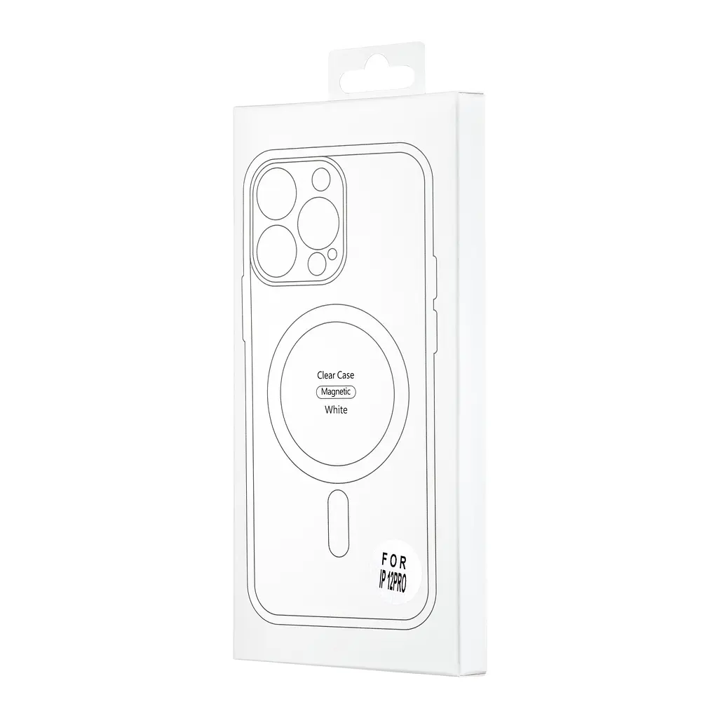Чохол Color Edge with MagSafe (Protected Camera) iPhone 12 Pro White - фото 2