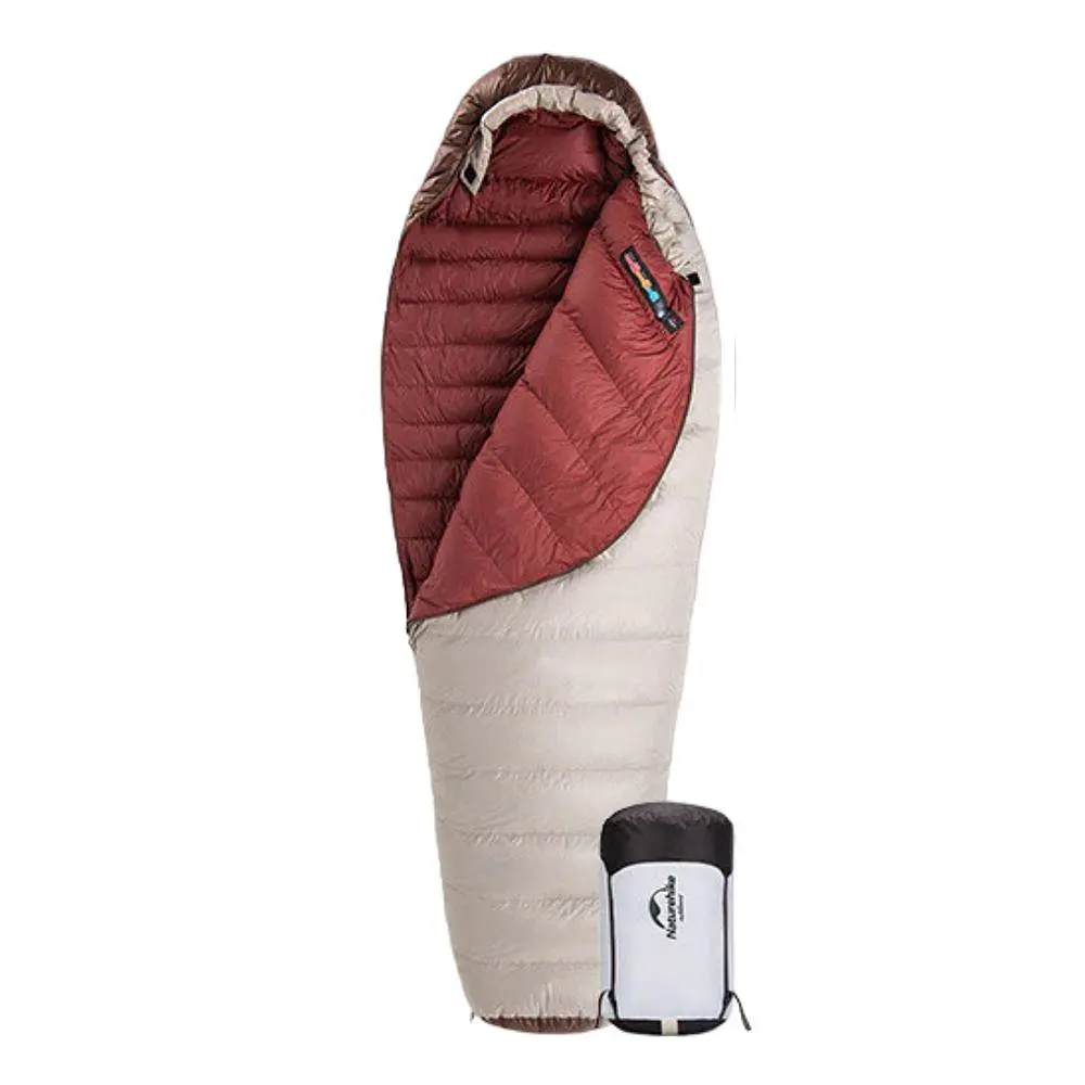 Спальник Naturehike Snowbird (NH20YD001) -3℃ - з натуральним пухом - 205см - фото 3