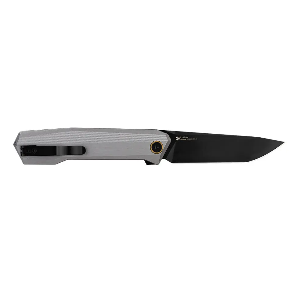 Ніж складаний туристичний Ruike P166-AК, (9.2 см) 14C28N/Aluminum сірий - фото 5