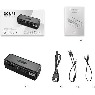 ИБП для роутеров Yepo Smart DC-UPS 10400mAh DC-5V/9V/12V - фото 3