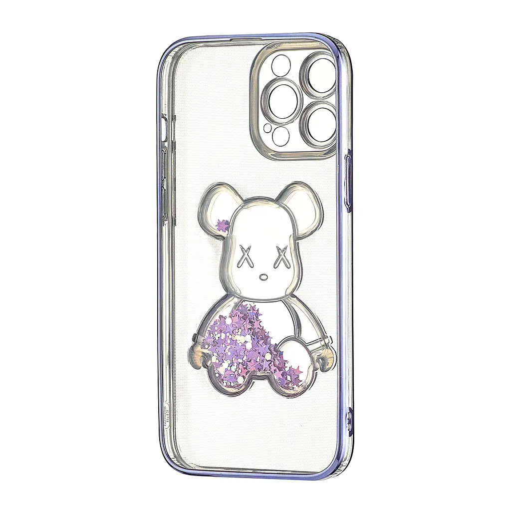 Чохол Shining Bear Case Protected Camera iPhone 13 Pro Max Purple - фото 3