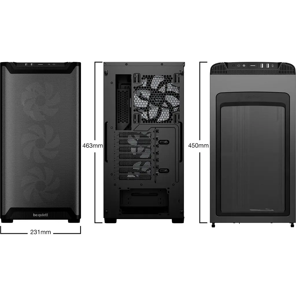 Корпус be quiet! Pure Base 501 LX Black (BGW78) [134582] - фото 7