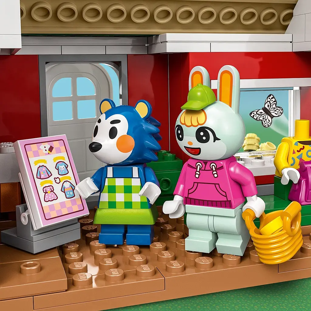 Уценка. Конструктор LEGO Animal Crossing Магазин одежды, принадлежащий Able Sisters 322 деталей (77055) - фото 9