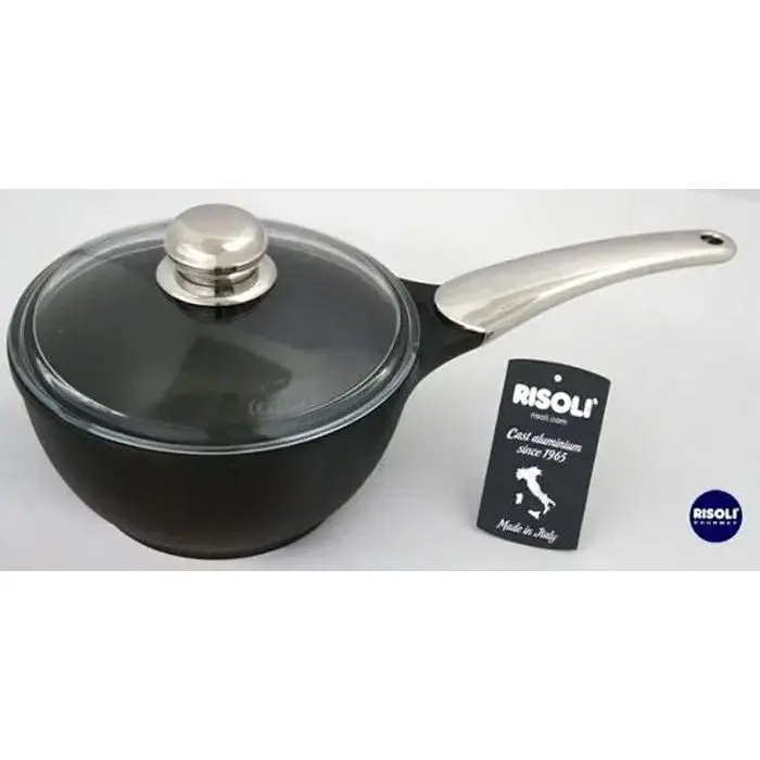 Ківш із кришкою Risoli Fusion steel з металевою ручкою 16 см 1.5 л (00095fa/16tp) - фото 4