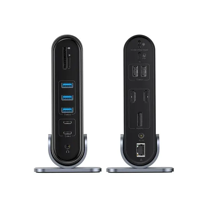 USB-хаб Baseus UnionJoy 17-Port Triple-Display B00532304811-00 Grey - фото 5