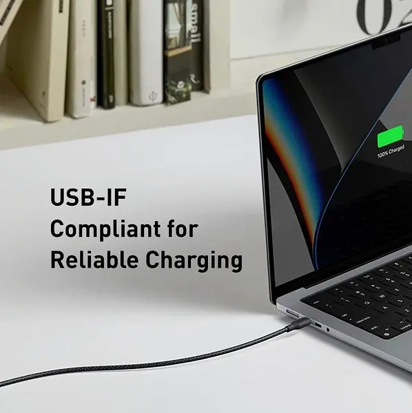 Кабель Anker 544 USB-C to USB-C - 1.8m 140W Bio-Nylon Black (7030800) - фото 4