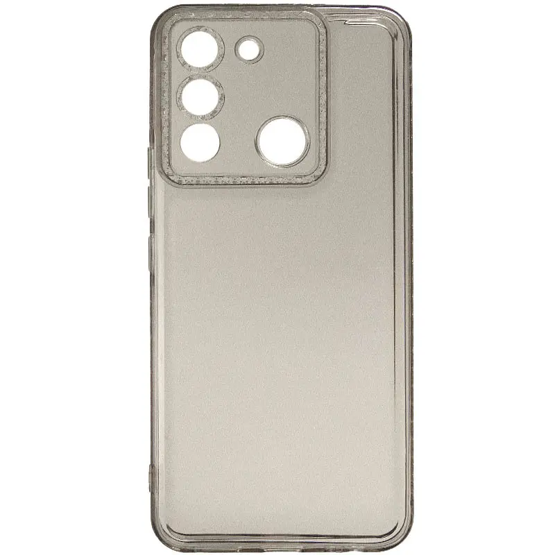 Чехол TPU Starfall Clear для Xiaomi Poco X5 5G / Redmi Note 12 5G Серый - фото 2