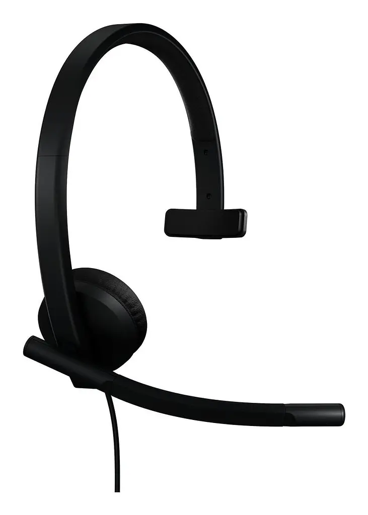 Гарнітура з вбудованим мікрофоном LOGITECH H570e Corded Mono USB Headset (Teams version) - BLACK - EMEA28-935 - USB-A - фото 3