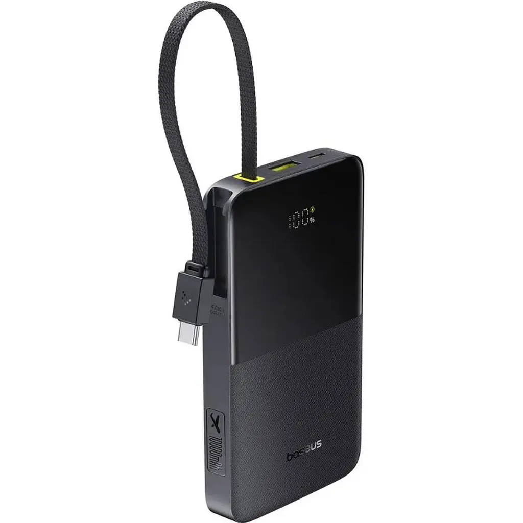 Зовнішній акумулятор Baseus EnerFill Bipow2 Pro 10000mAh 22.5W Black (E0027600) [153914] - фото 2