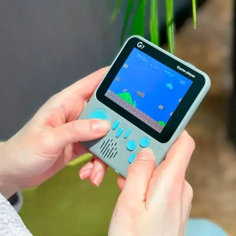 Ретро ігрова приставка SUP G7 Game Box Portable 666 in 1 AV (Pink) [70768] - фото 6