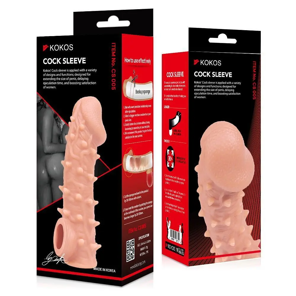 Насадка на член Kokos Cock Sleeve CS 005, S - фото 10